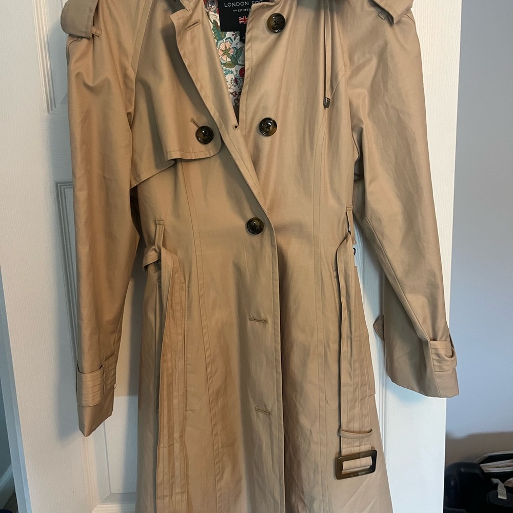 London Fog Classic Beige Trench Coat